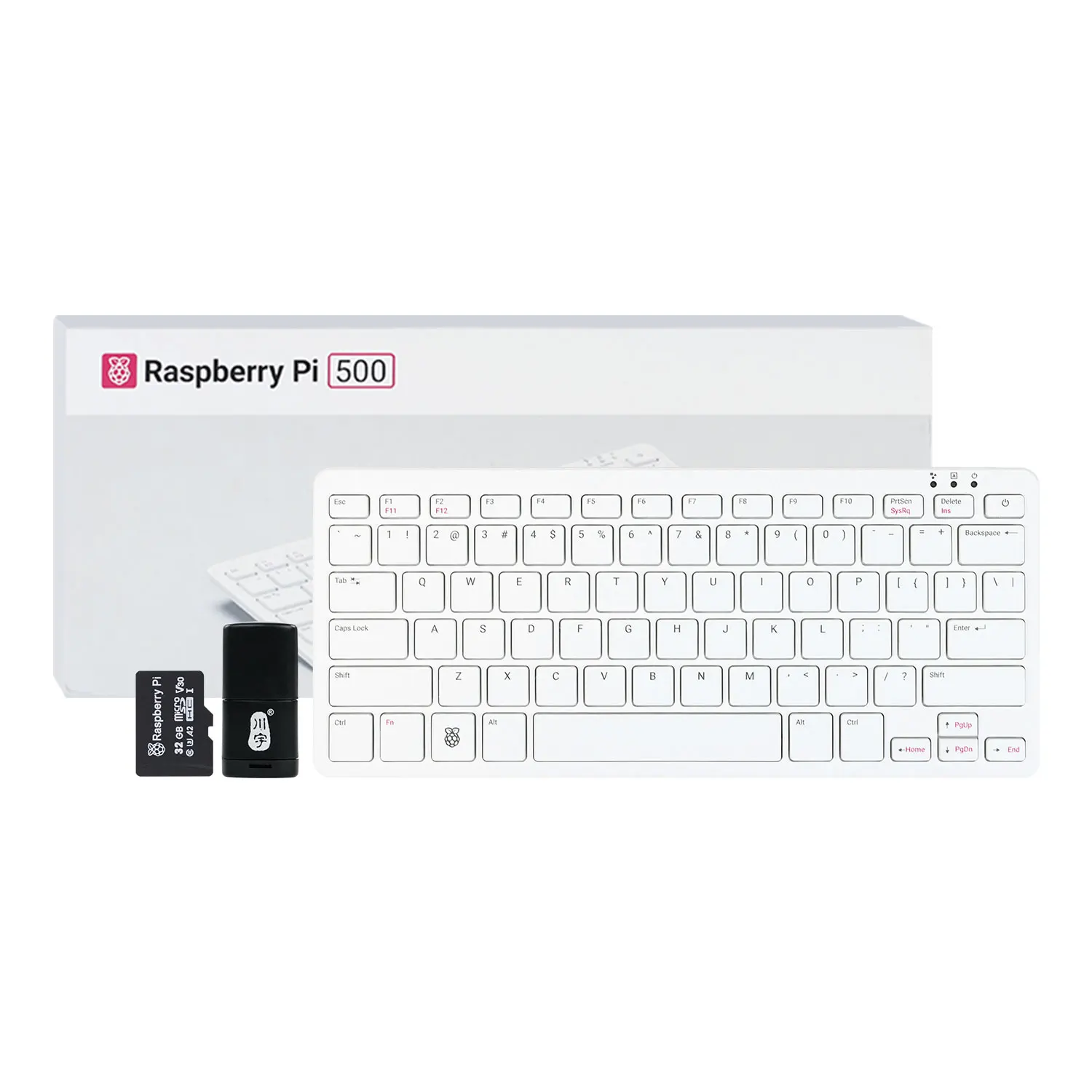 Raspberberry 500 מקלדת מחשב כל מחשב תכנות אחד חזק שנבנה לתוך מעבד ה-wifi כפול-band מעבד