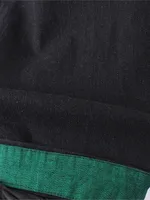 Women's High Waist Stretch Denim Harem Pants, Casual Washed Jeans, Green Patch Bottoms, Plus Size, Spring, Autumn Fashion - Image 6