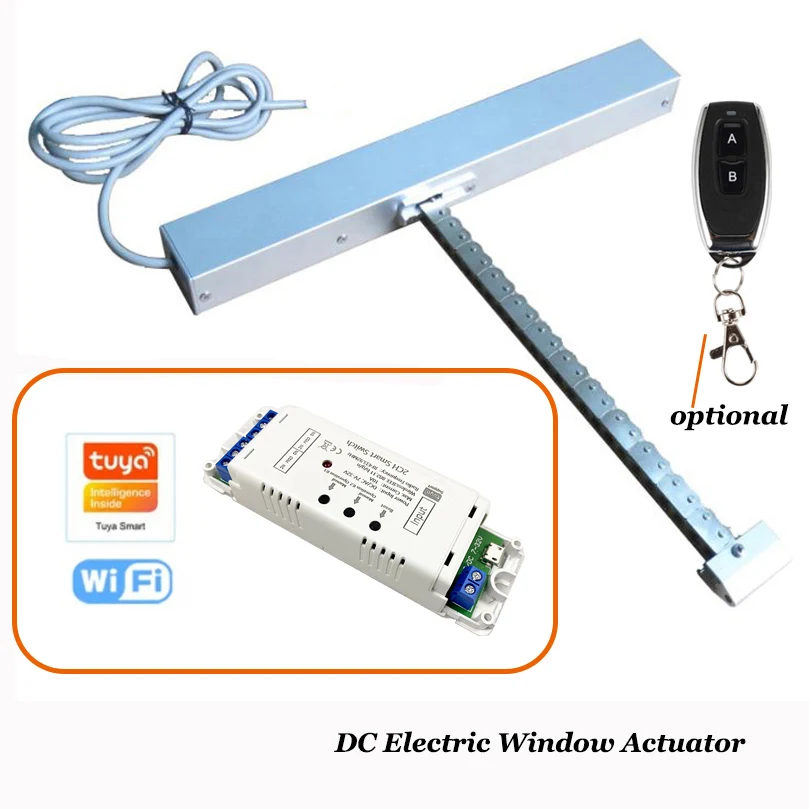 DC24V Electric Window Opener with Tuya Smart Control Module Support Set Open/Close Limit