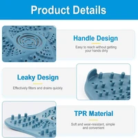 Anti-Blocking Hair Catcher for Bathroom Stopper Plug Shower Floor Drain Covers Sink Strainer Sewer Filter Bathroom Accessories 3