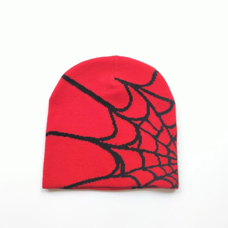 Unisex Knitting Cap Spider Men Women Luxury Beanie Caps Y2k Warm Fashion Versatile Ins Pullover Hiphop Winter Bonnet