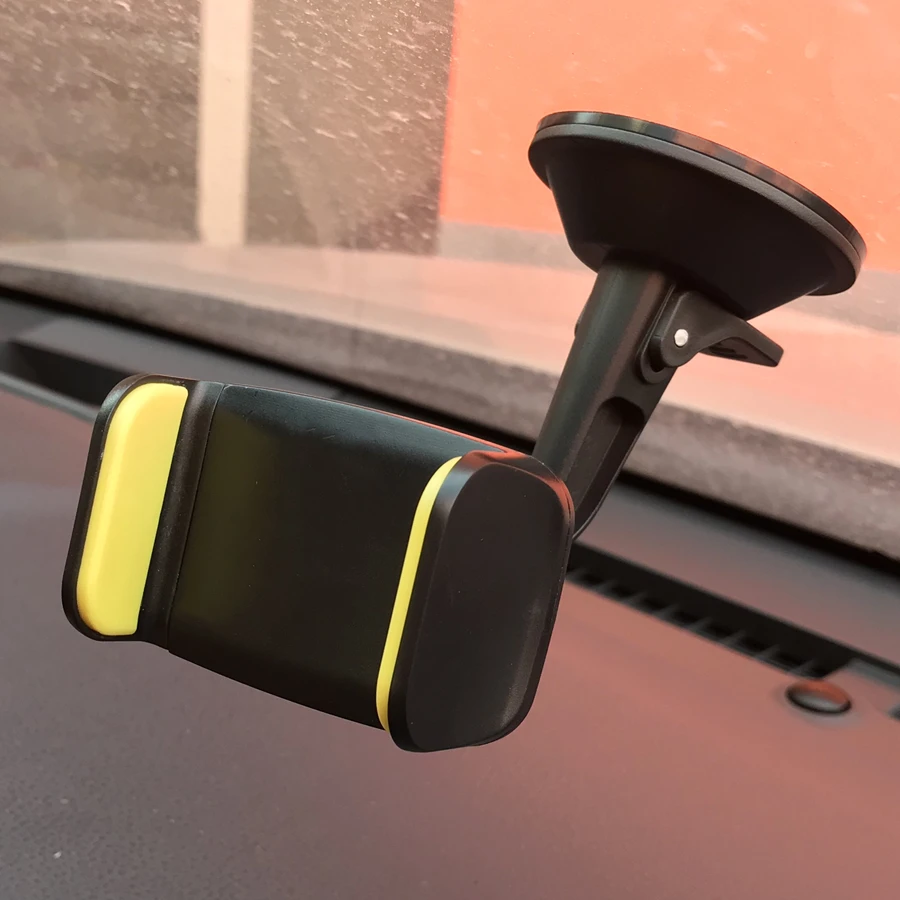 93mm Extendable Windshield Car Holder 360 Rotatable Car Phone Holder Universal GPS Stand Mount Support Window Glass Car Holder mobile finger holder
