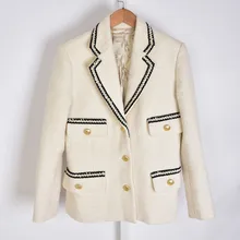 

Fashion Sandro Blazer Coats High Quality Women Blazer Jacket Spring Autumn Winter Laides Blazer Jacket Coats Casual Sandro Coat