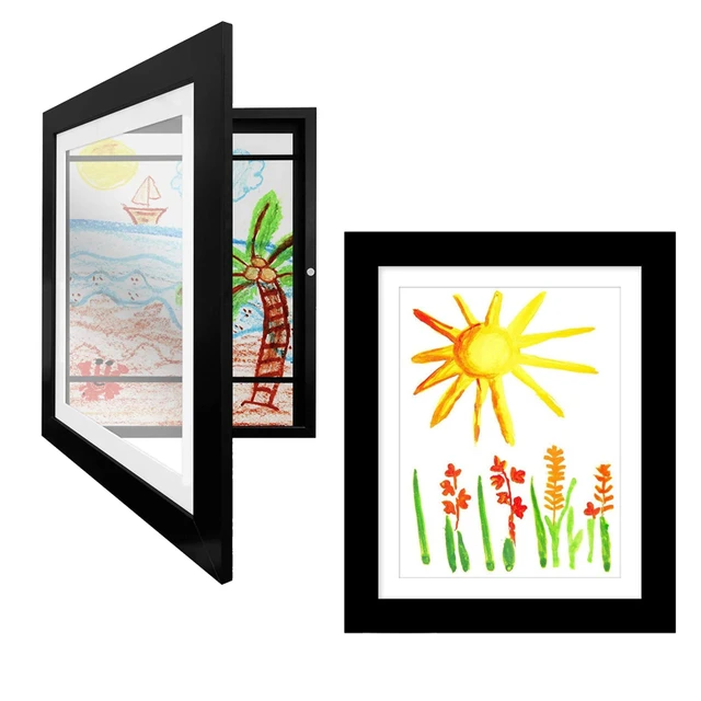 Children Art Frames Magnetic Front Open Artwork Storage Rack For Poster  Photo Drawing Paintings Pictures Display Beautiful Gift - AliExpress