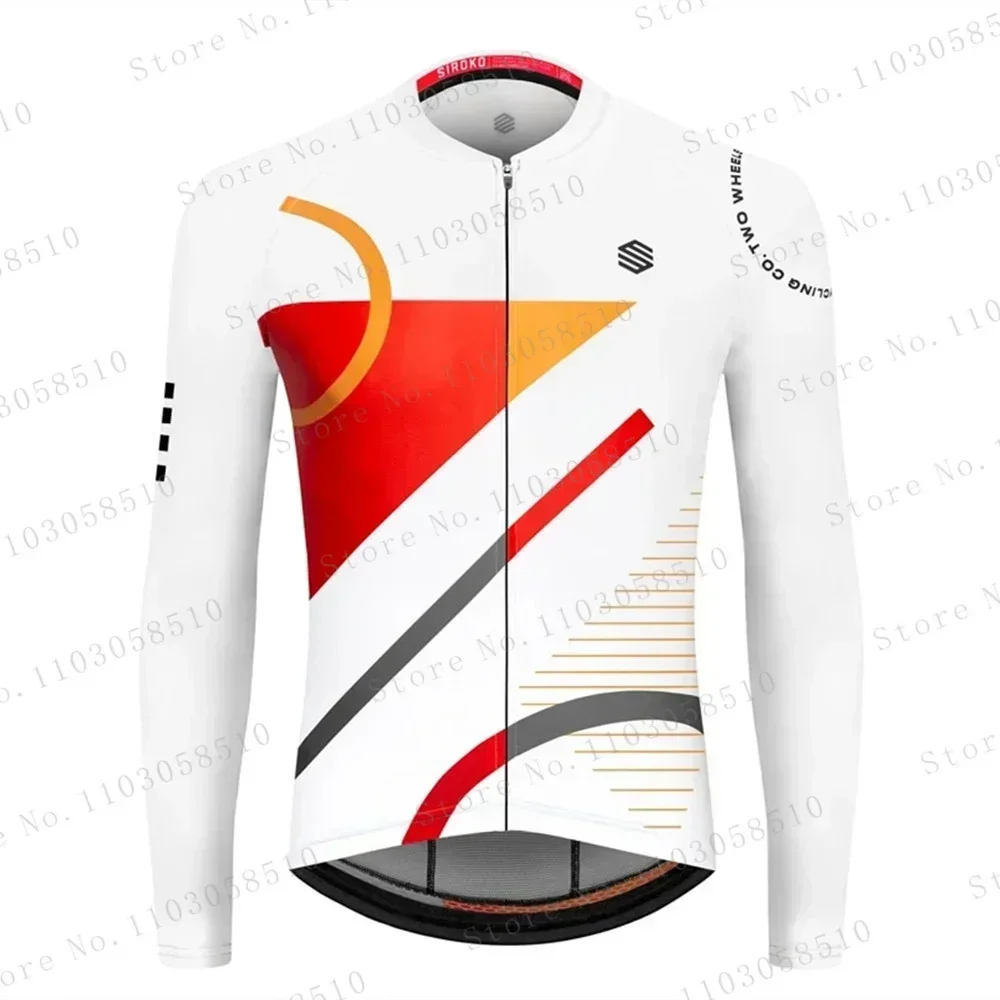 Siroko Men Cycling Jersey Racing Cycling Autumn Long Sleeve Shirt Outdoor Road Mtb Tops Maillot Ciclismo Spring