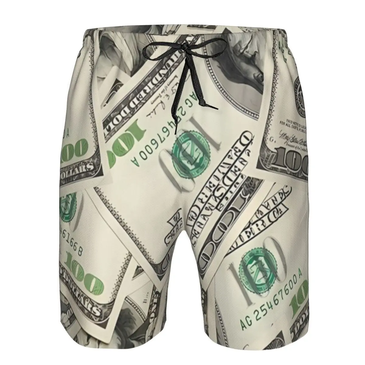 

Mens Swimming Shorts Swimwear Hundred Dollars Men Trunks Swimsuit Beach Wear Boardshorts