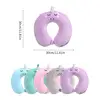 L9NB Travel Neck Pillow and Unicorns Eye Mask Set UShaped Office Traveling Rest Soft Cushion for Women Men Kids Health Care 6
