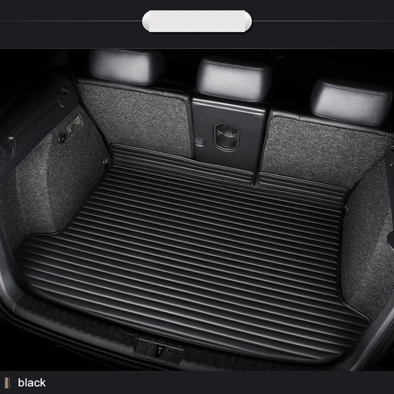 

Artificial leather Custom Car Trunk mat for Jaguar E-PACE XJ XJL XEL XFL 2017-2020 Interior details car accessories