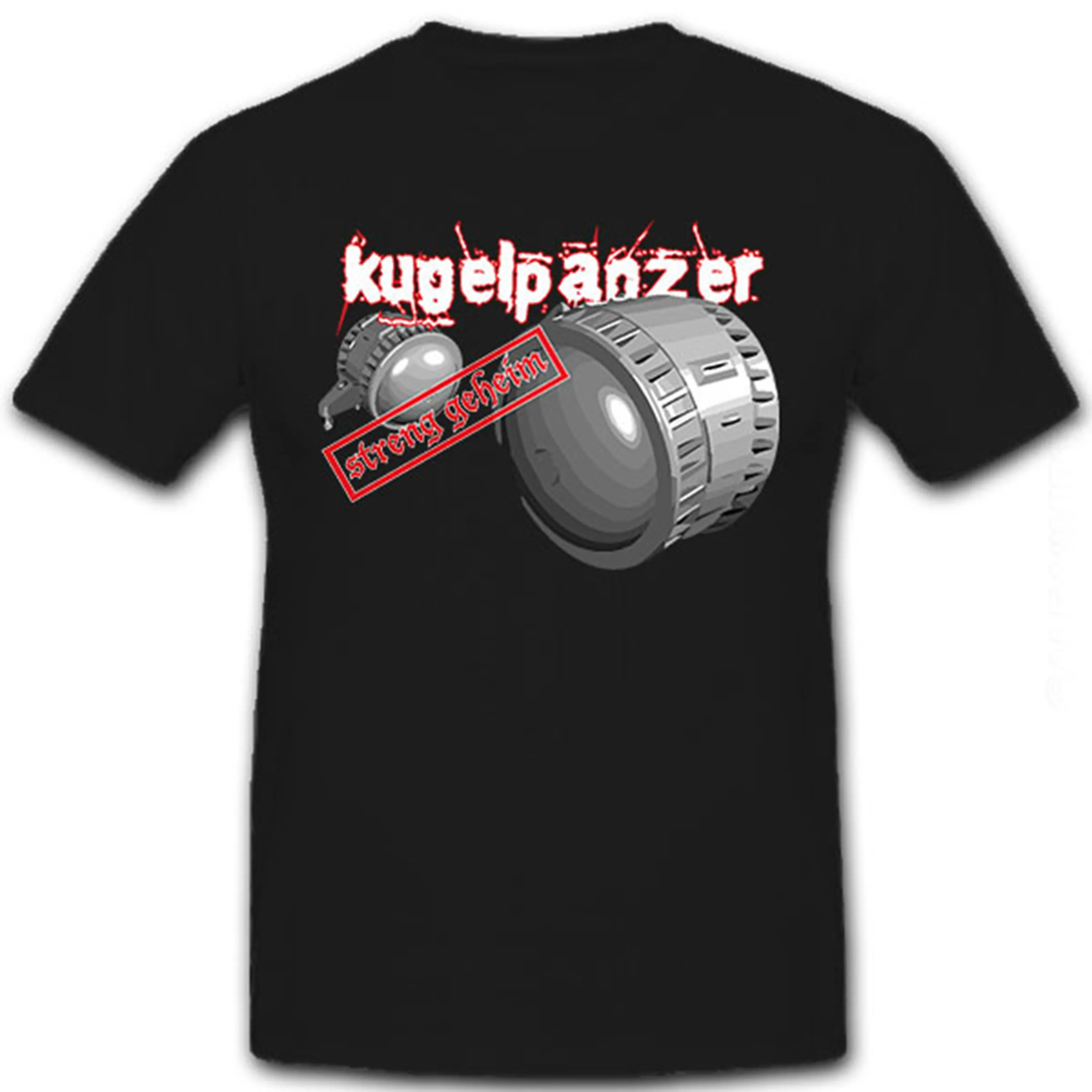 

Просвечивающий прототип футболки Kugelpanzer Panzer Летняя Хлопковая мужская футболка с коротким рукавом и круглым вырезом, Новинка