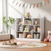 Open Shelf Bookcase, 10 Cube Storage Organizer with Anti-Tilt Device, Freestanding Horizonta Bookshelf Cube Shelf for Bedroom 1