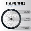 DAO50 WAVE 700c Carbon Wheelset Tubeless 36T Ratchet Hub Quality Bicycle Wave Rim AERO418 Spoke Center-Lock Disc Brake Wheels 3