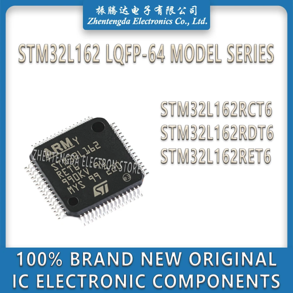 STM32L162RCT6 STM32L162RDT6 STM32L162RET6 STM32L162 IC MCU Chip LQFP-64