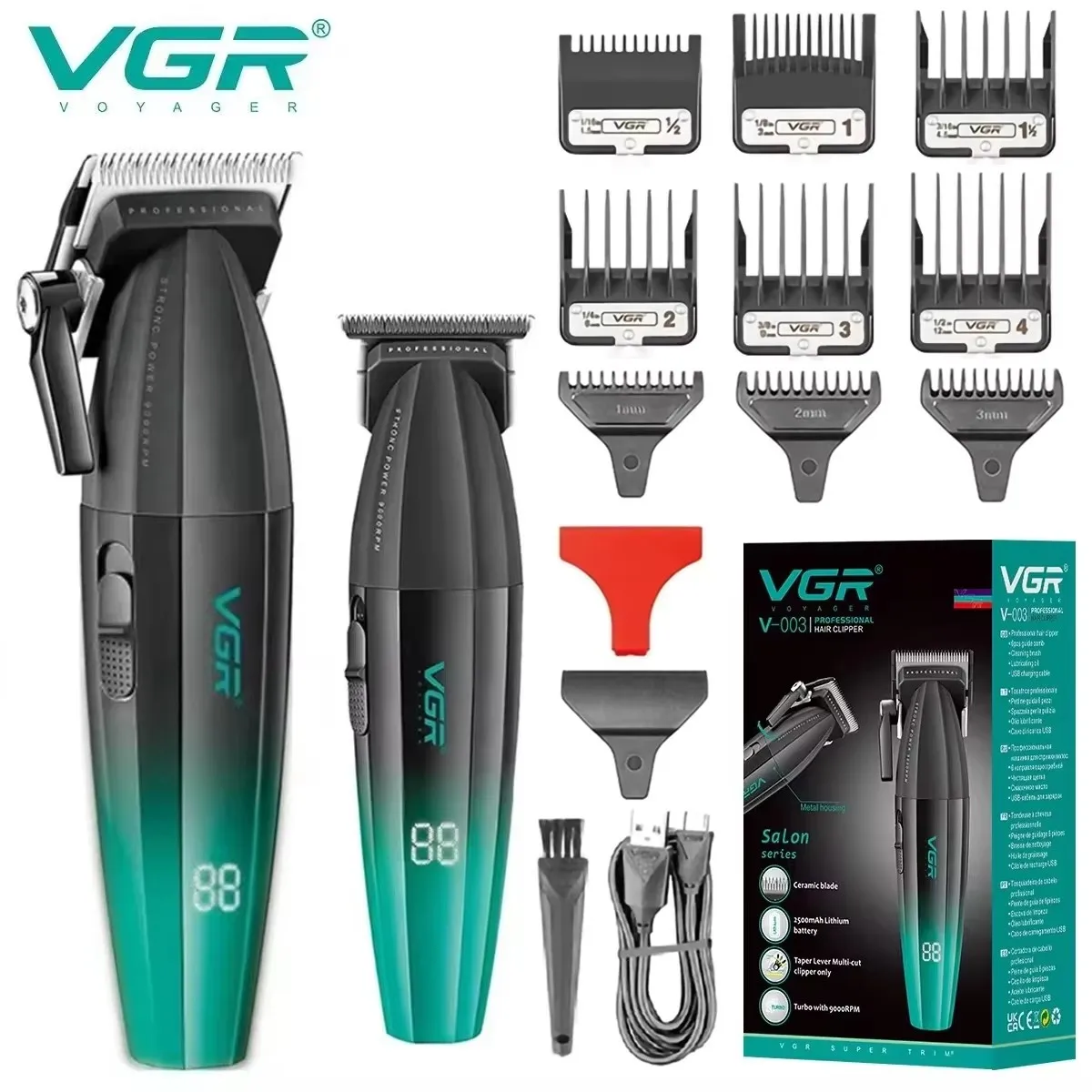 VGR الشعر المتقلب المهنية مشابك شعر المتقلب آلة قط...