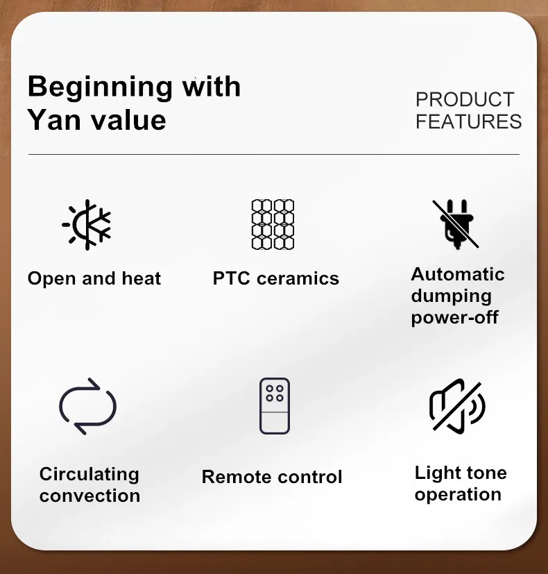 Description Picture 4 of itemBladeless Heater & Fan 2-in-1, 3-Speed Quiet Cooling & Heating, Oscillating Tower Fan, Safe for Kids/Pets, Remote Control, Energ