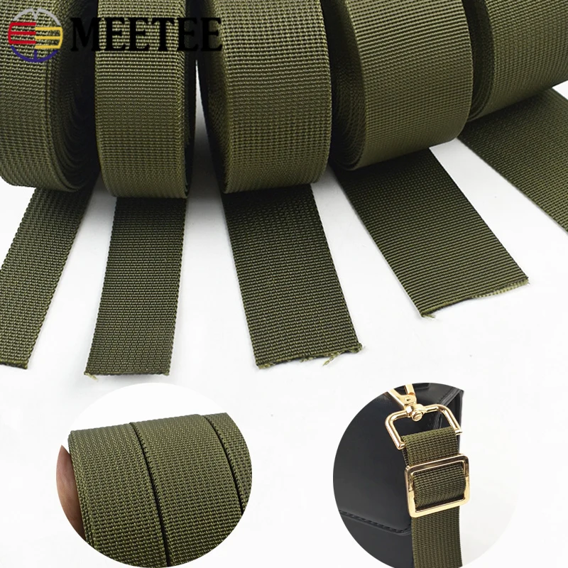 Army Green Nylon Webbing Strap Ribbon