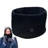 Usb Heating Scarf Neck Unisex Solid 3 Speed Fleece Bib Scarf Winter Snood Scarves Outdoor Keep Warm Scarf Ring New Fashion 4