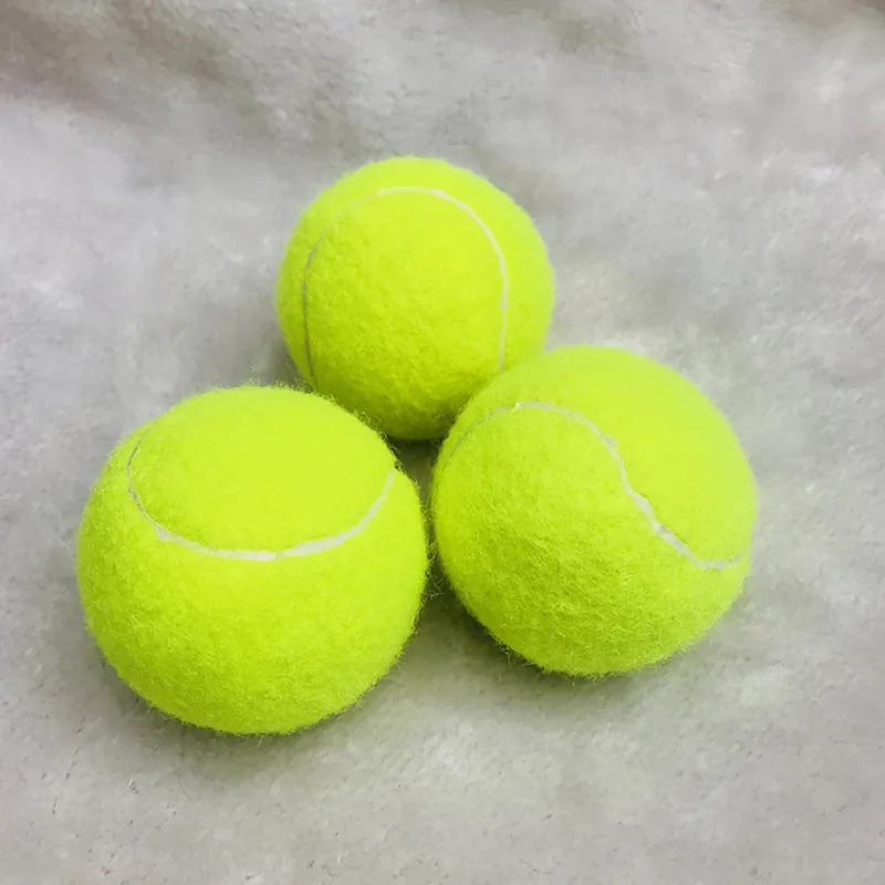 1pc Professional Rubber Tennis Ball High Resilience Ball Tennis Club Competition Exercises Practice For Training