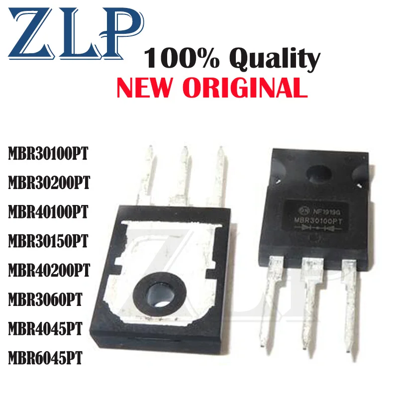 

5PCS MBR30100PT TO-247 MBR30100 30A 100V MBR30200PT MBR30200 MBR40100PT MBR30150PT MBR40200PT MBR3060PT MBR4045PT MBR6045PT