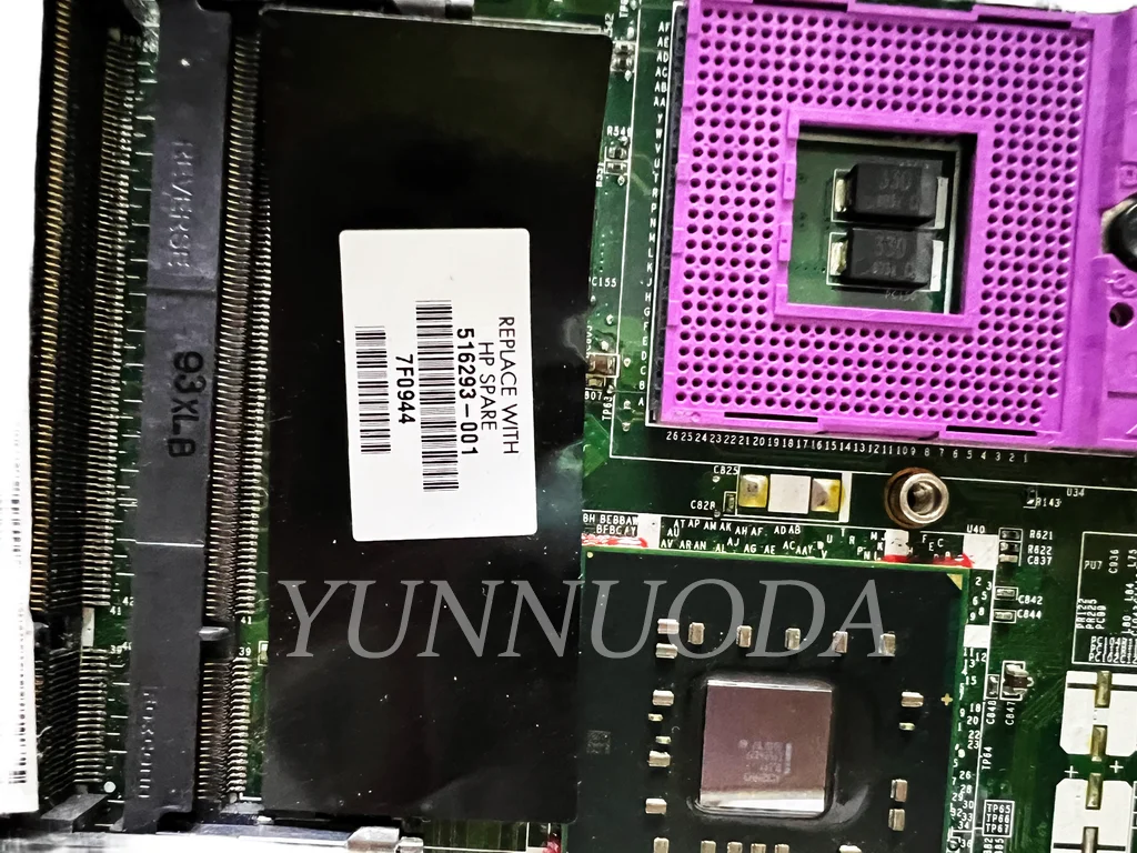 Original para hp Pavilion Dv7 Dv72000 Portátil Placa-mãe Pm45 Ddr2 Hd4650 1g Gpu 516293001 516294-001 100 Testado - Imagem 2