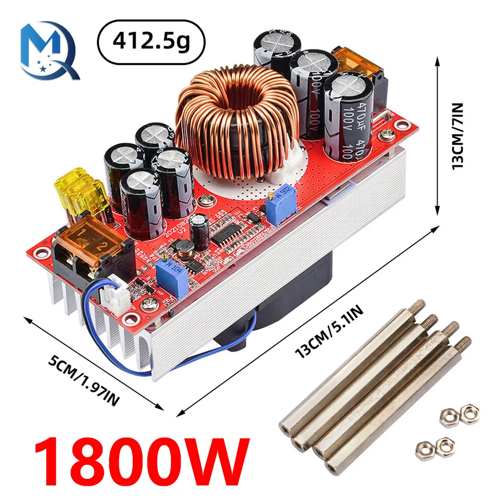 Alimentation Courant Constant Module Boost DC-DC 1500W - 10-60V To 12-97V - Recharge Solaire - Convertisseur élévateur CV/CC Module Convertisseur élévateur 1500W 10-60V Vers 12-97V 30A Rendement 97 Alimentation Courant Constant Module Boost DC-DC 1500W - 10-60V To 12-97V - Recharge Solaire - Convertisseur élévateur CV/CC Module Convertisseur élévateur 1500W 10-60V Vers 12-97V 30A Rendement 97