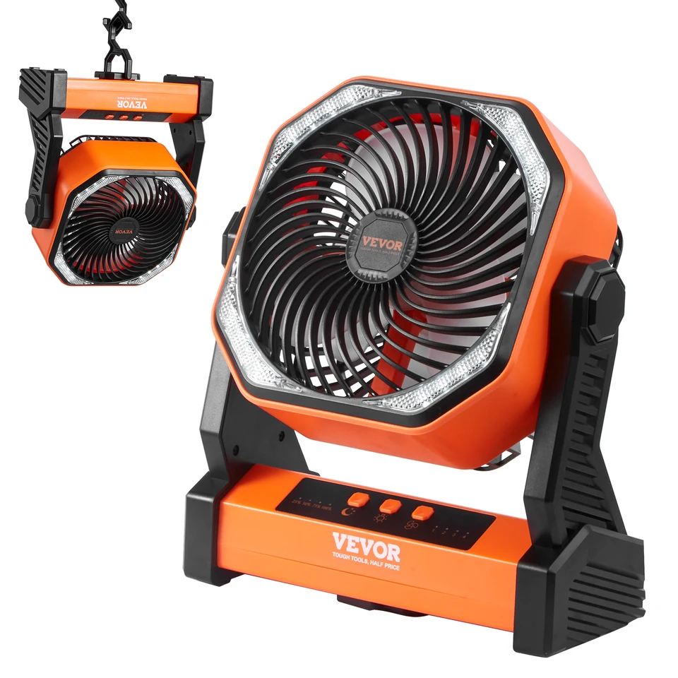 Portable Rechargeable Fan for Camping and Home