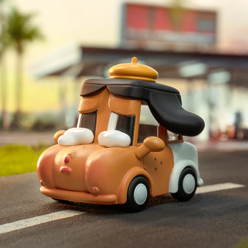 Фото POP MART POPCAR счастливые выходные серии глухая коробка игрушка кавайная кукла экшн-фигурка игрушка Коллекционная Фигурка модель сюрприз загадка коробка №1