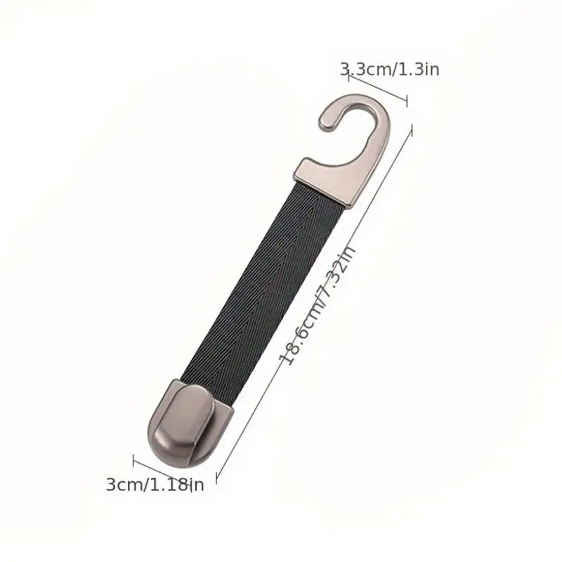 1/2pcs Car Headrest Hooks Hanger for Bags Seat Back Organizer Holder Clips Auto Fastener Hooks Car Storage Interior Accessories