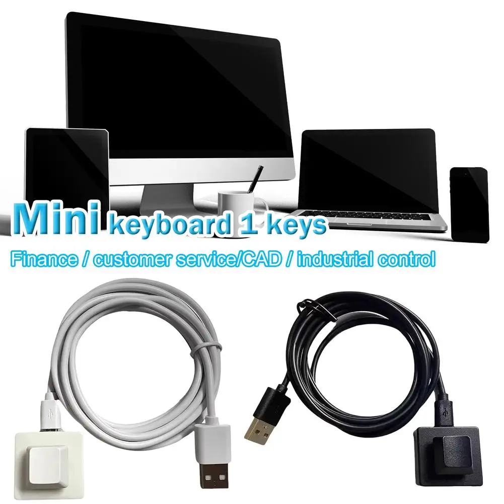 USB Programmable Macro Mini Keypad with Red Switch for Enhanced Shortcut Functionality