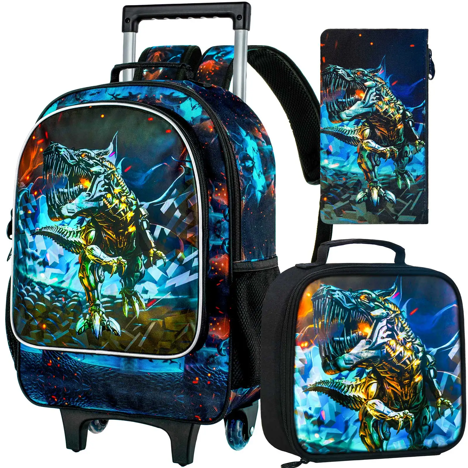Los Niños' S Unicornio Tirar La Palanca Mochila Mochila De Rodadura De Niños De Cuela Para Niñas Con Ruedas De Carro Mochilas Con Ruedas - China Mochila Colar Y La Cuela Una