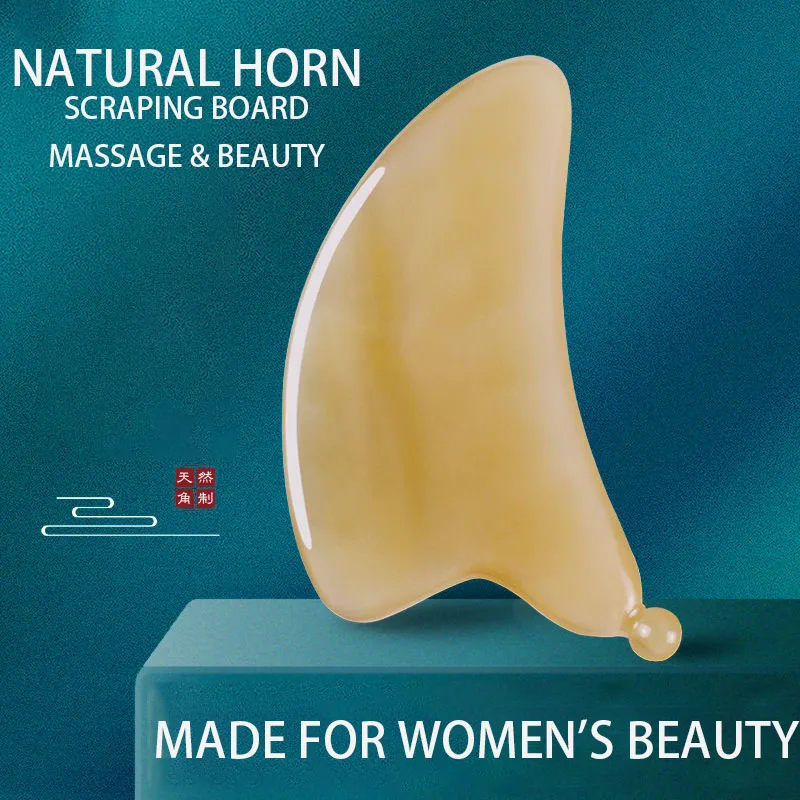 New Natural OX Horn Gua Sha Tools Facial Skin Care Scraping Board Set Eye Massage Acupuncture Scraper Stick Female Beauty Health дневной крем с коллагеном health and beauty 50 мл