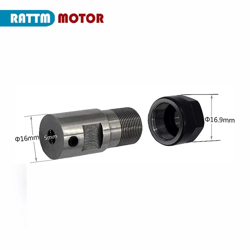 Spindle Motor Collet Extension Rod ER11 3mm 4mm 5mm 6mm 8mm for CNC Engraving Machine