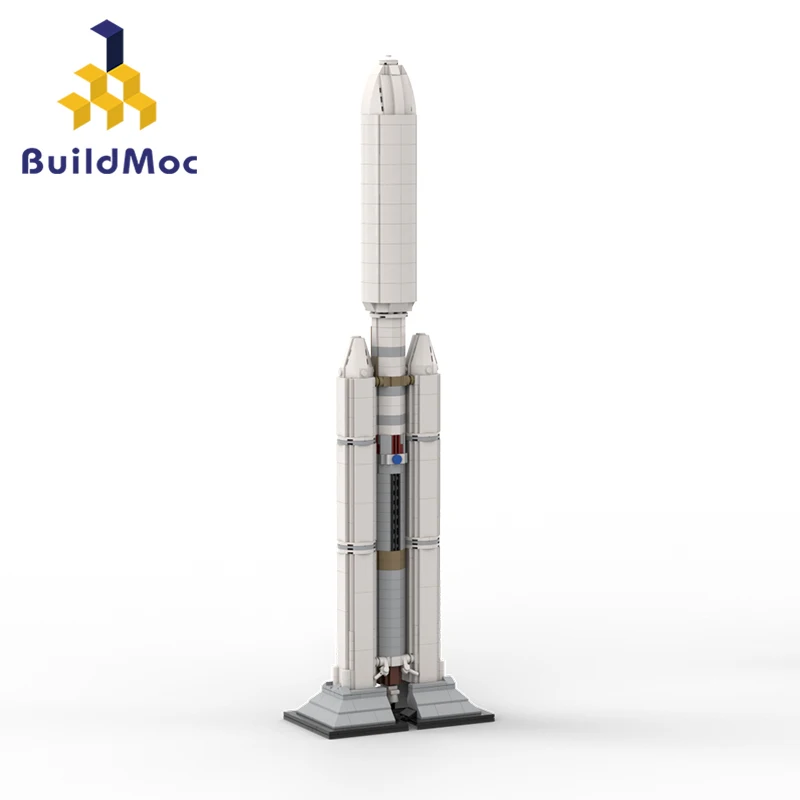 

MOC Space Universe 1:110 Titan IV-B Rocket Building Blocks Kit Spacecraft Vehilce Base Brick Toy For Children Birthday Xmas Gift