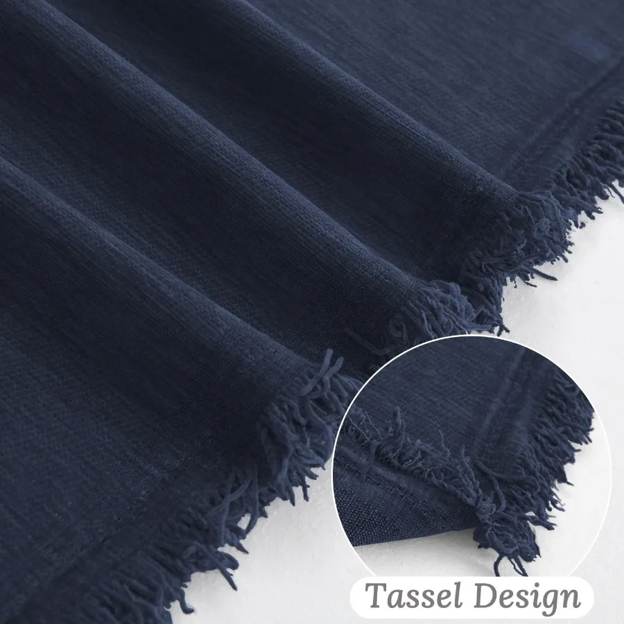 Chenille Couch Covers for Sectional Sofa L Shape Sofa Cover Blanket with Tassel 2Piece L Shaped Sectional Slipcovers with Chais