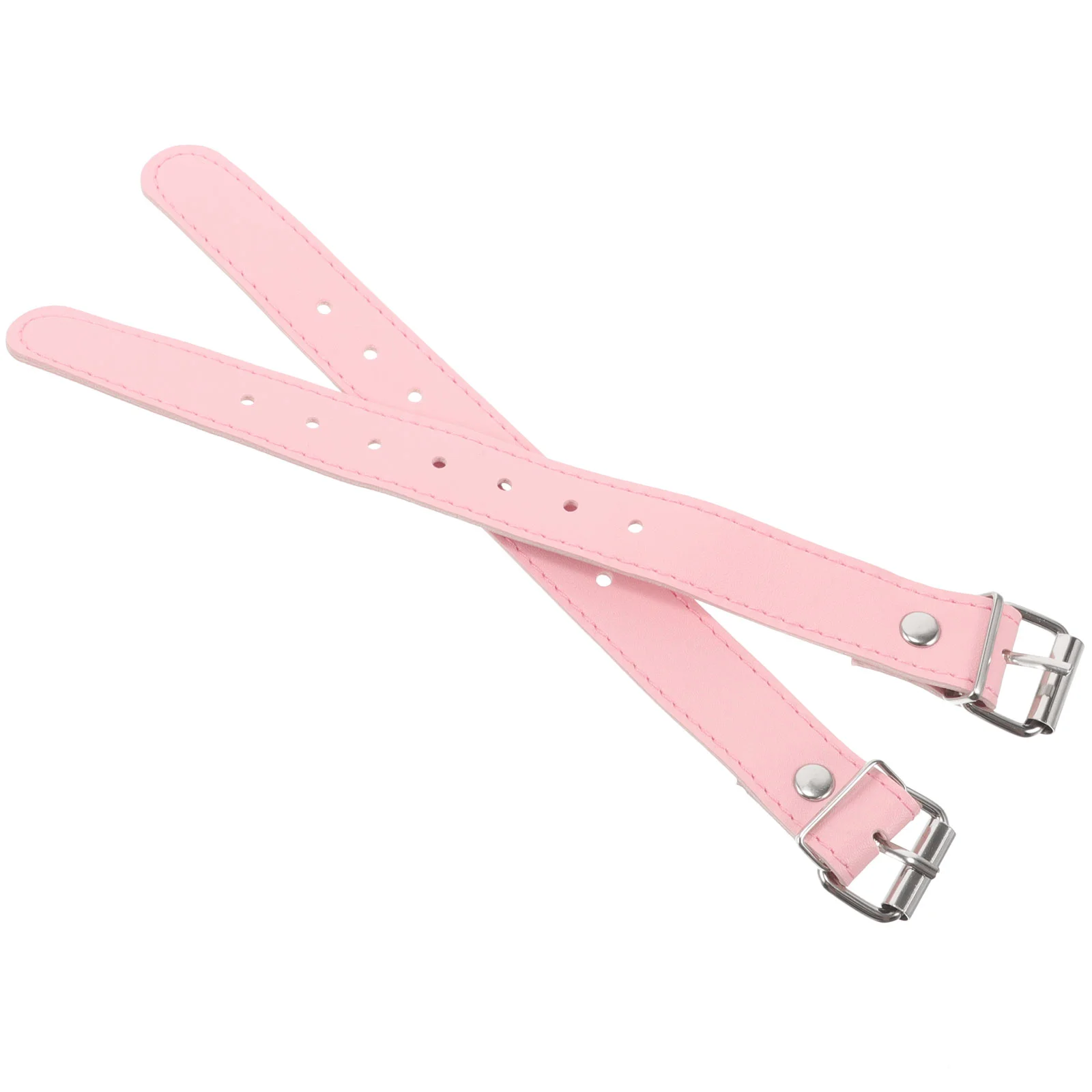 

Bicycle Basket Hardware Accessories Buckle Belt Colorful Children's (pink Pair) Bike Strap Accessory Kids Convenient