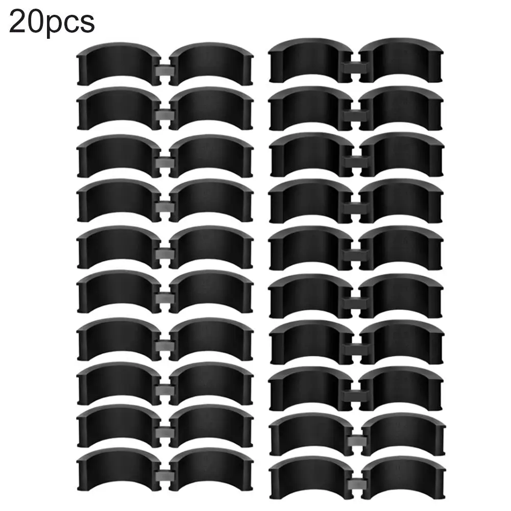 Bicycle Handlebar Grips Bicycle Accessories 20pcs Bicycle Handlebar Rubber Gasket Fits 22.2/25.4 To 31.8 Mm Bike Handlebar Rubber Spacer Cycling Accessories