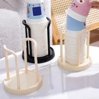 Porte-gobelet en papier jetable, cueilleur de gobelets multifonctionnel, support de rangement de gobelets de bureau, porte-gobelet à café domestique pour la maison 6