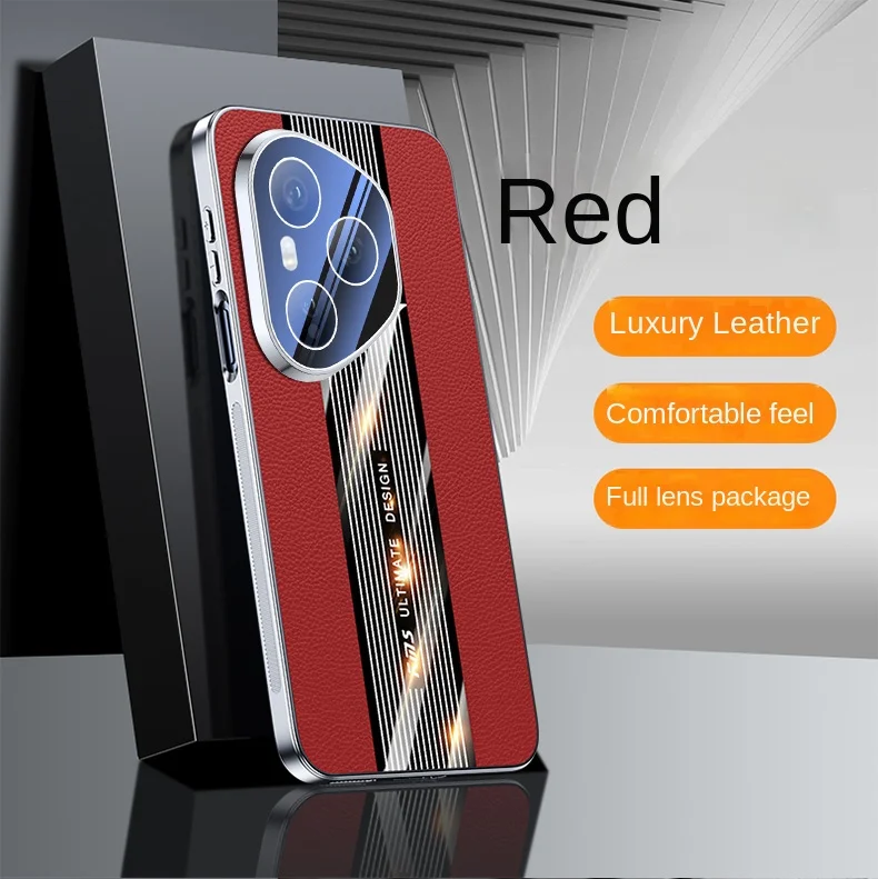 Luxury Hard PU Leather Plating Protective Back Cover