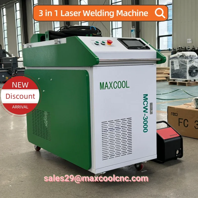 Fiber Laser Welding Machines 1500W 2000W 3000W Raycus MAX BWT Laser Welder Cleaner for Metal Clean Weld