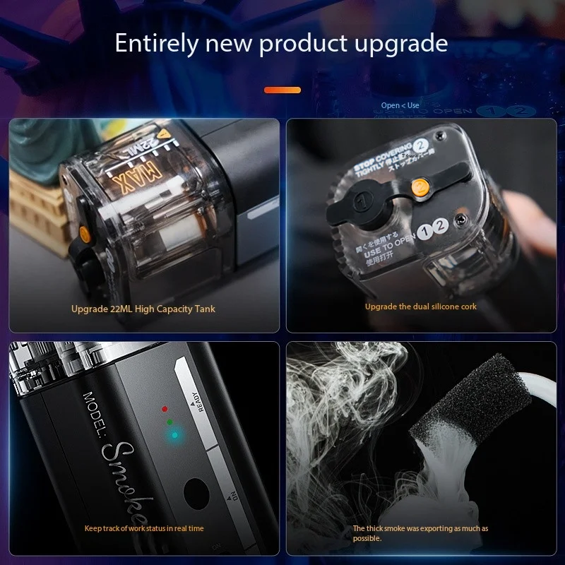LENSGO ハンドヘルドフォグマシン スモークマシン Smoke S Amazon | ハンドヘルドフォグマシン Smoke S、ポータブル