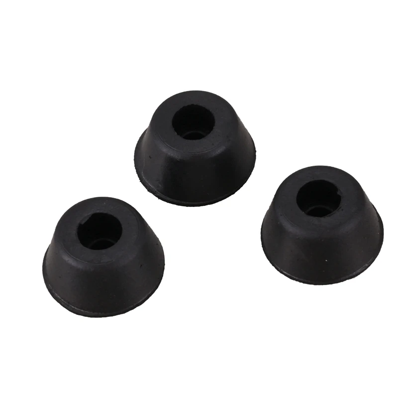 원뿔형 오목 고무 발 범퍼 패드, 블랙, 21mm X 10mm, 30 개