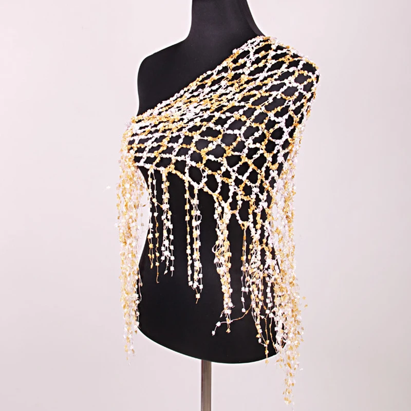 Écharpe Hanche Danse Du Ventre à Paillettes - Avec Crochet Brillant Et Glands, Accessoire Danse