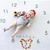 Newborn Baby Milestone Blankets Monthly Photography Blanket Infant Baby Milestone Blanket Photo Photography 3