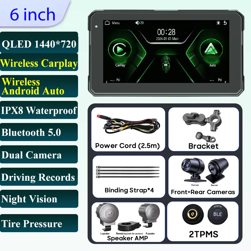 Screen-TPMS-AMP-DVR