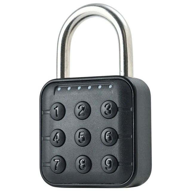 Fingerprint Padlock Keyless with Tuya APP Smart Padlock Waterproof Battery-powered for Cabinet Backpack Offices Bicycles 2