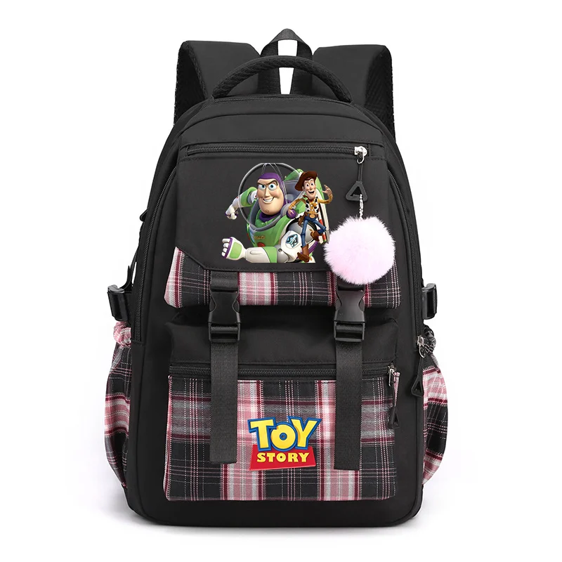 

Disney Toy Story Woody Buzz Lightyear Backpack Boys Girls Schoolbag Children Teenager Large capacity Knapsack Travel Rucksack