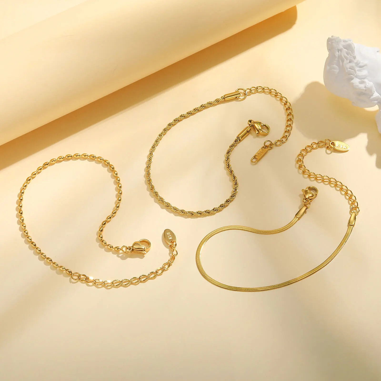 سوار من اللؤلؤ المطاطي مقاس 10 مم للنساء مجوهرات ب...