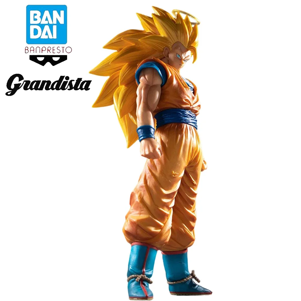 

Dragon Ball Son Goku Super Genuine Bandai Grandista Banpresto Saiyan III Anime Figure 28CM Action Figure Collection Model Toys