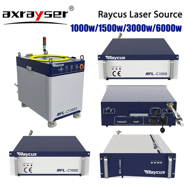 Laser Source Raycus Original 1000/1500/3000/6000W CW Laser RFL-C1000S for Metal Fiber Cutting Machine Accessories 1