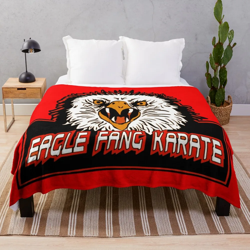 

Eagle Fang Karate 3 Throw Blanket Loose Cute Plaid Personalized Gift Blankets For Baby Blankets