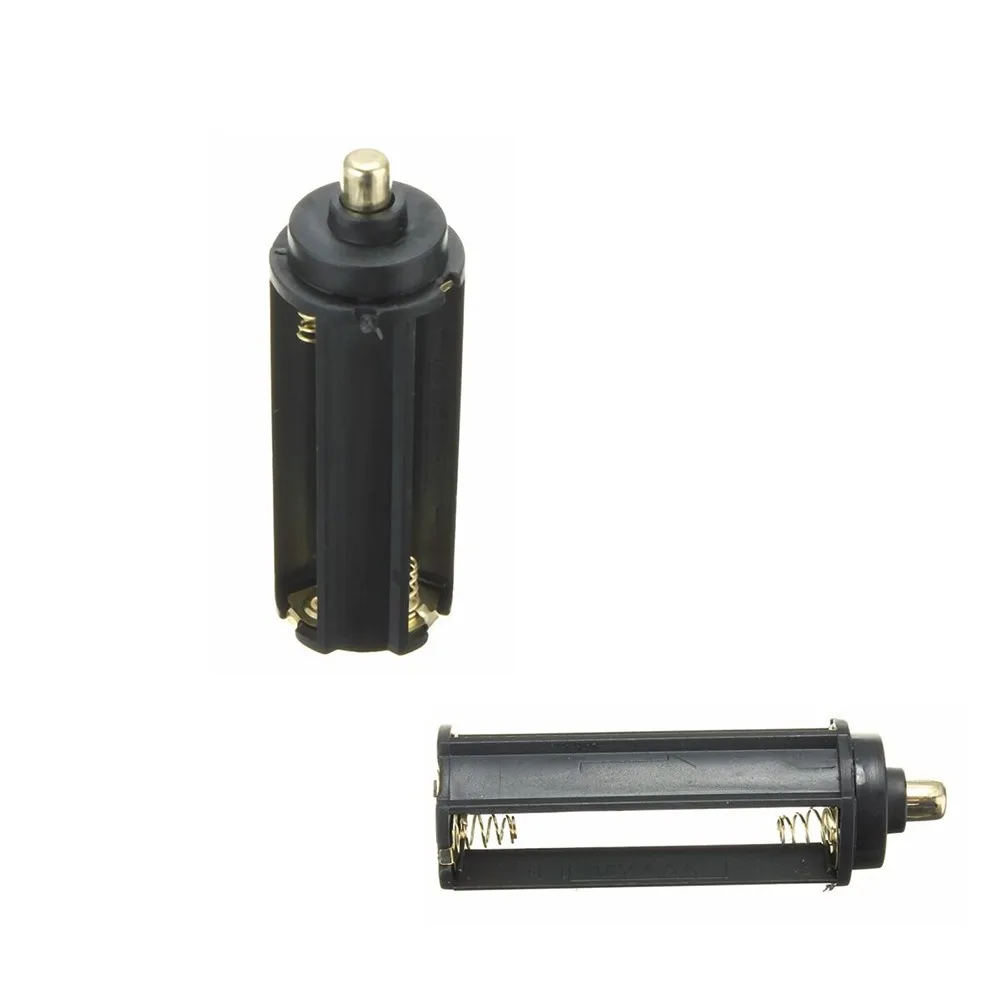 3Pcs Battery Holder Case Rack Box Flashlight Torch For AAA To 1865 Bracket